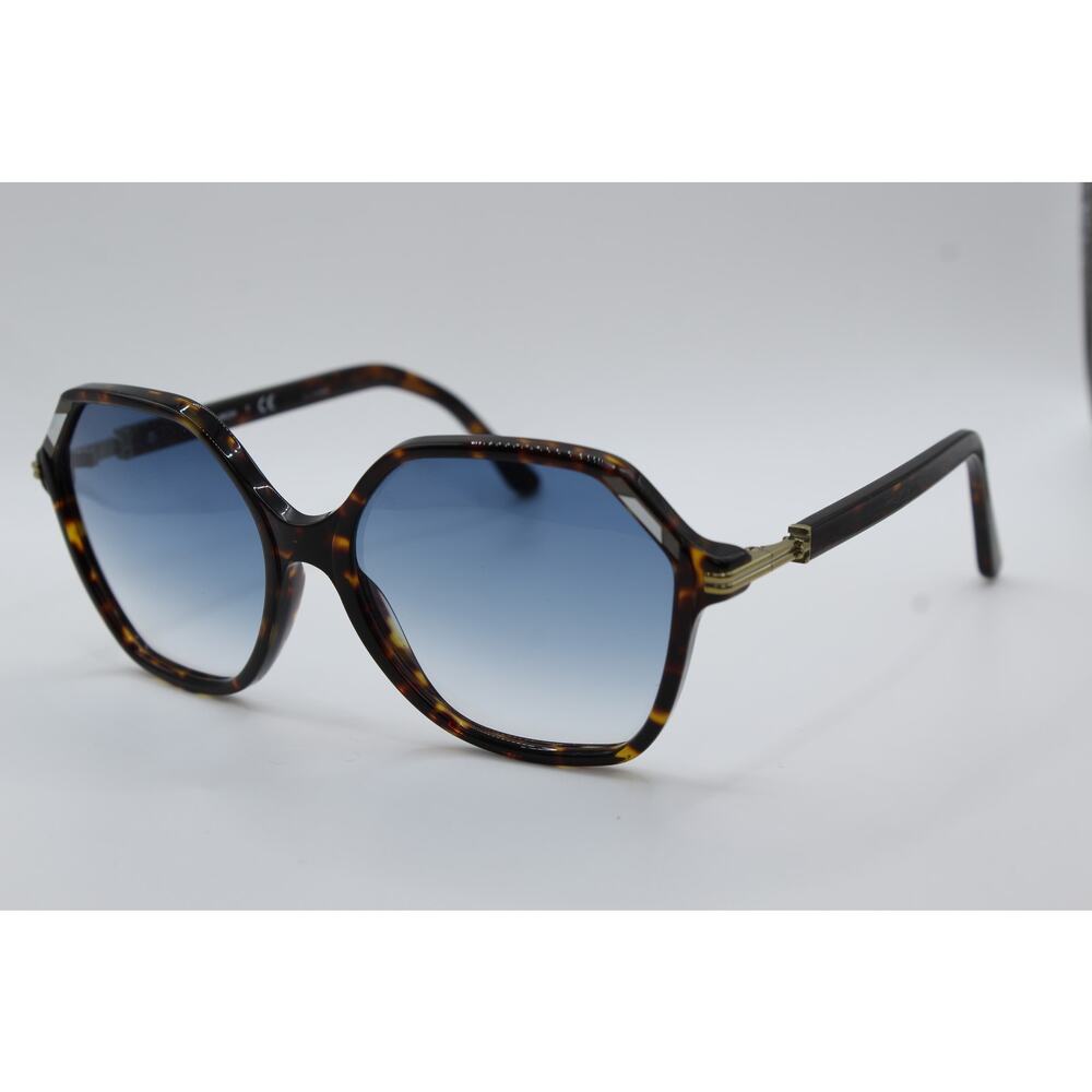 Tory Burch Hexagonal Tortoise Sunglasses